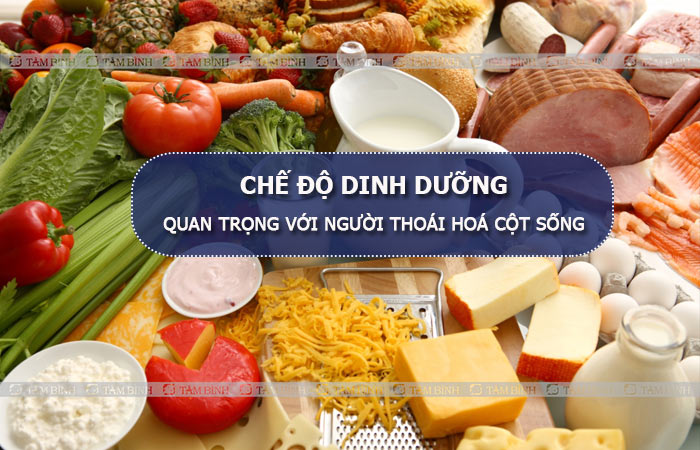 Thoái hoá cột sống nên ăn gì