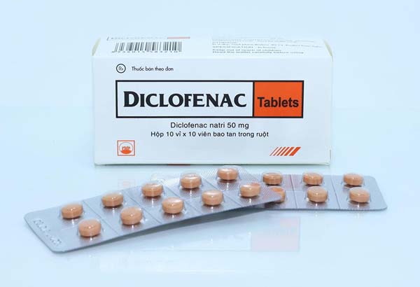 Thuốc Diclofenac điều trị đau vai gáy