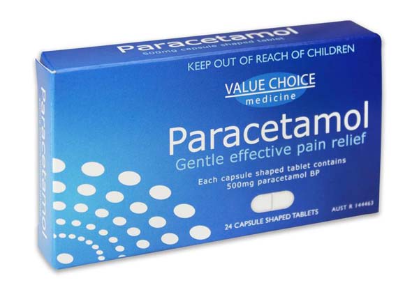 Thuốc tây Paracetamol giảm đau khớp gối