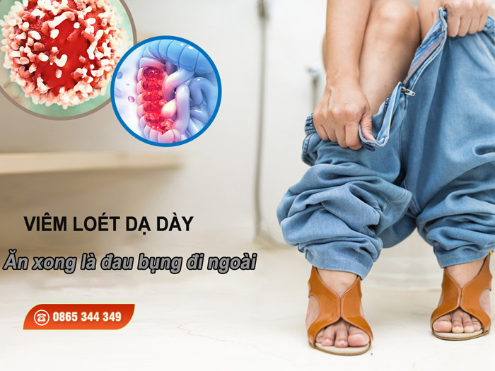 Viêm loét dạ dày là một trong những nguyên nhân gây đau bụng sau khi ăn