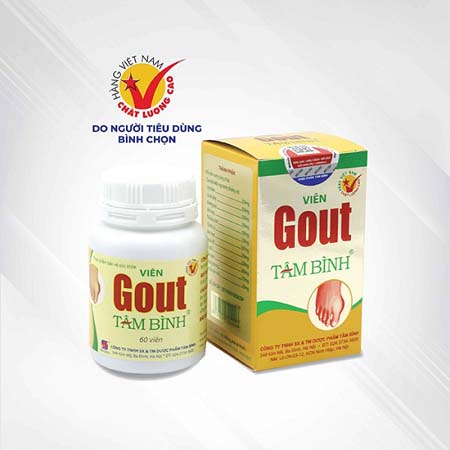 Viên gout Tam Bình hiệu quả an toàn cho người sử dụng
