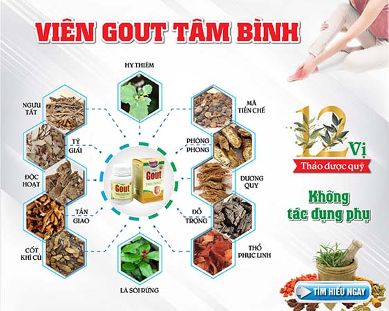 Viên gout Tâm Bình