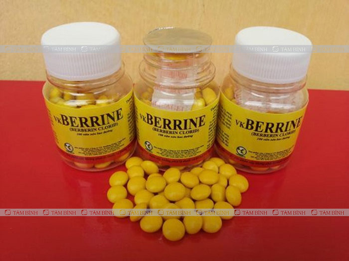 thuốc trị đau bụng đi ngoài Berberin