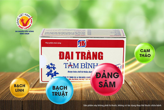 Đại tràng Tâm Bình hỗ trợ giảm táo bón do viêm đại tràng co thắt