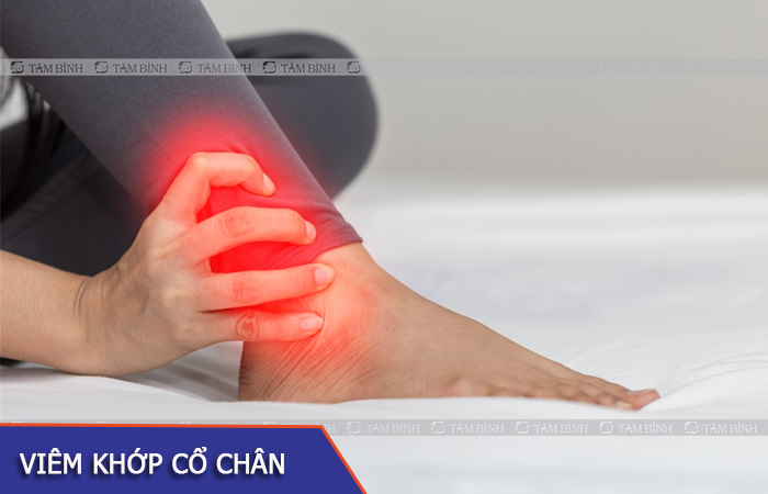 Khớp cổ chân dễ bị tổn thương gánh toàn bộ cơ thể