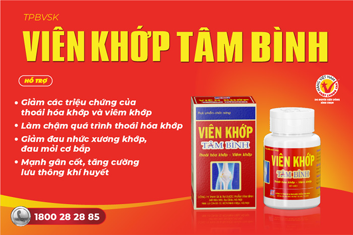 công dụng của Viên khớp Tâm Bình