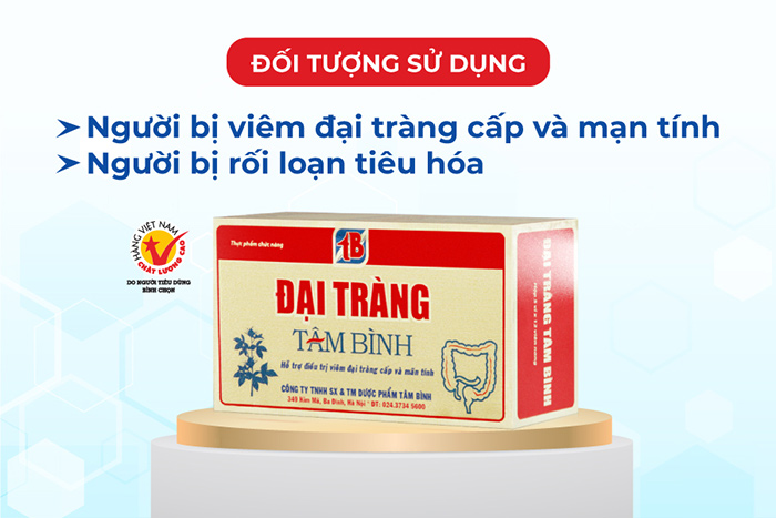 Đối tượng có thể dùng Đại tràng Tâm Bình