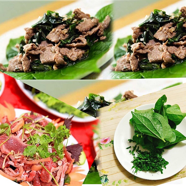 Bò xào lá lốt phòng tránh viêm khớp gối