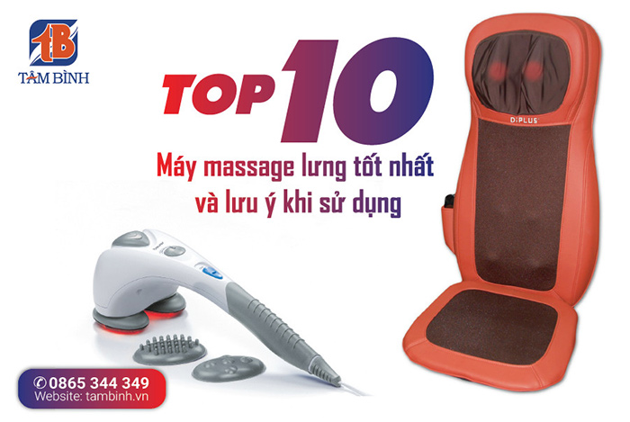 [Top 10] máy massage lưng tốt nhất và lưu ý khi sử dụng