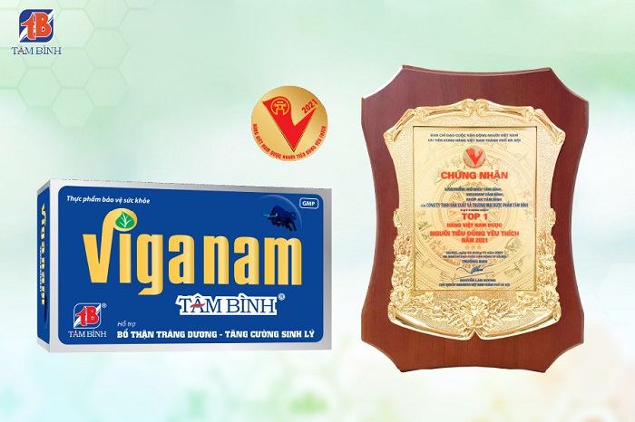 Viganam Tâm Bình được vinh danh Top 1 “Hàng Việt Nam được người tiêu dùng yêu thích”