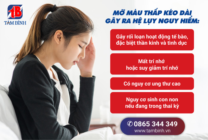 Hệ lụy từ tình trạng mỡ máu thấp kéo dài