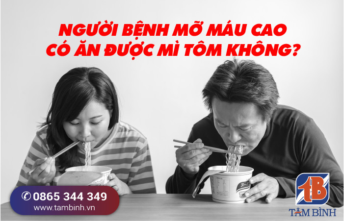 mỡ máu có ăn mì tôm được không