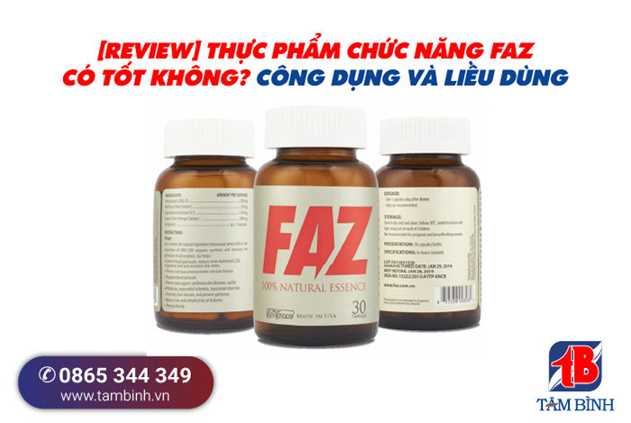 SẢN PHẨM FAZ NHẬP KHẨU TỪ MỸ HỖ TRỢ GIẢM CHOLESTEROL