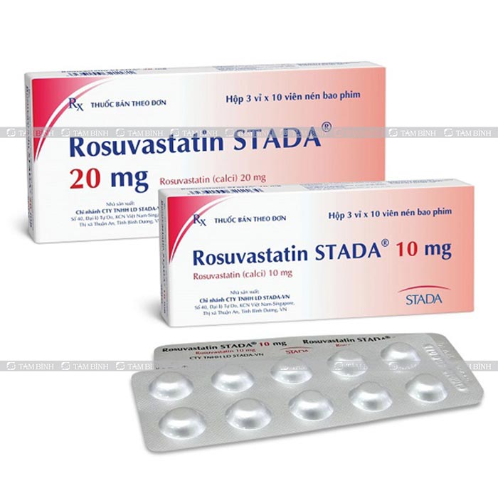 Thuốc mỡ máu Rosuvastatin Stada