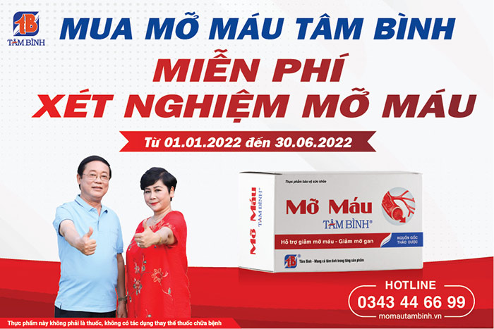 Mua Mỡ máu Tâm Bình miễn phí xét nghiệm mỡ máu