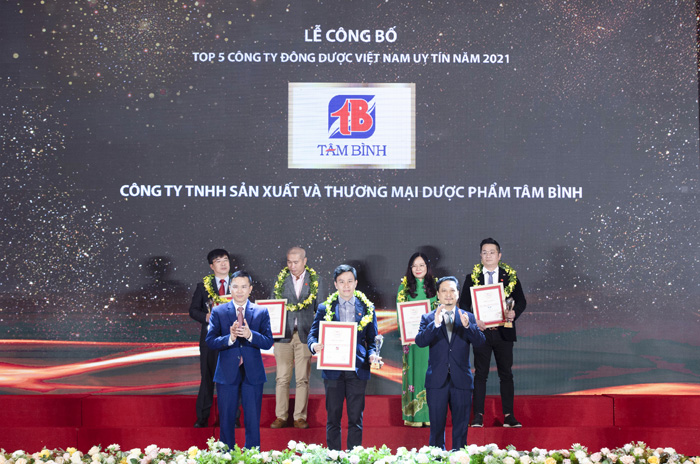 Dược phẩm Tâm Bình đạt Top 5 Công ty Đông dược Việt Nam uy tín 