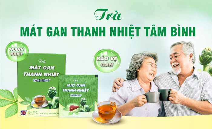 Trà mát gan thanh nhiệt Tâm Bình 