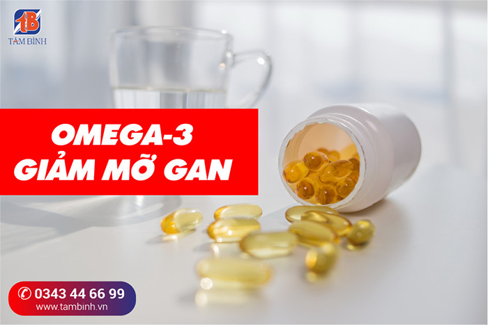 omega-3 giảm mỡ gan
