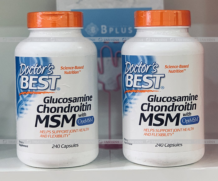 thuốc glucosamine chondroitin của Mỹ Doctor’s Best Glucosamine Chondroitin MSM