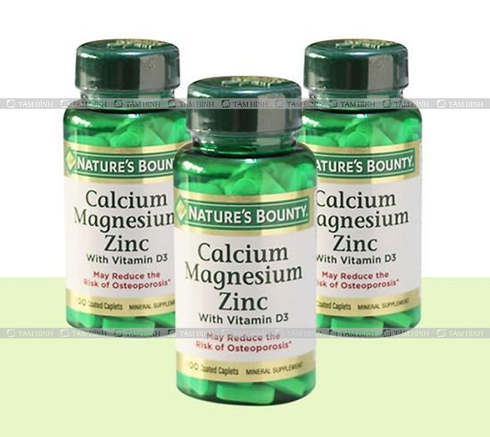 Thuốc tái tạo sụn khớp của mỹ Nature’s Bounty Calcium Magnesium Zinc