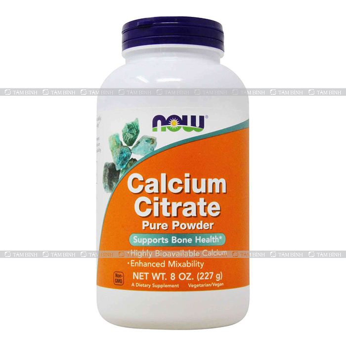 thuốc tái tạo sụn khớp của Mỹ Now Foods Calcium Citrate Caps