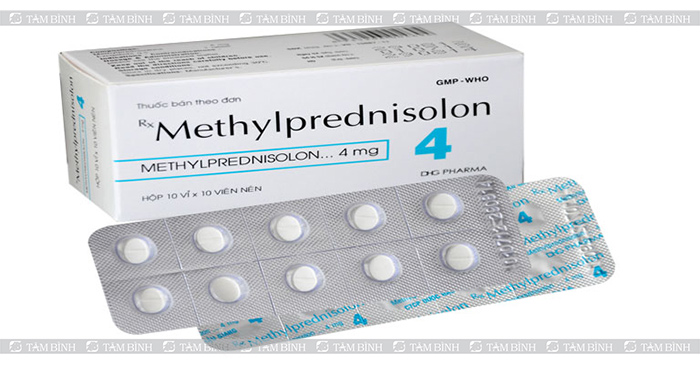 thuốc chữa dị ứng mẩn ngứa Methylprednisolon