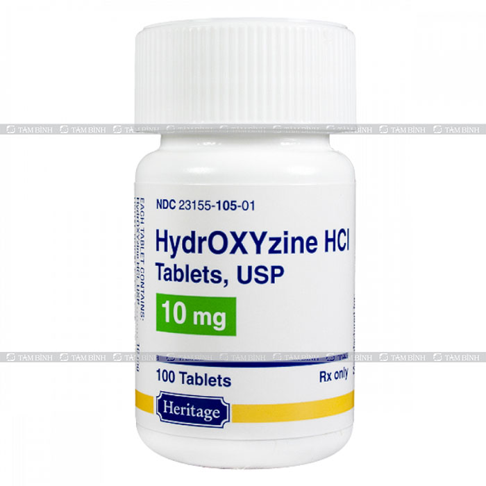 Thuốc Hydroxyzine được chỉ định trong các đơn thuốc trị mề đay