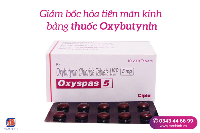 oxybytynin thuốc điều trị bốc hỏa tiền mãn kinh