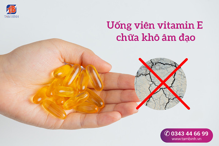 uống vitamin E chữa khô âm đạo