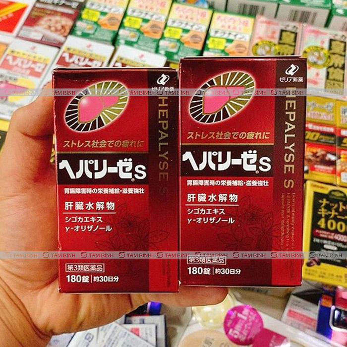 viên uống bổ gan đỏ Hepalyse Nhật Bản