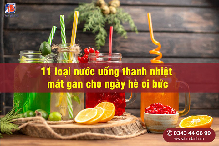 Nước uống thanh nhiệt, mát gan