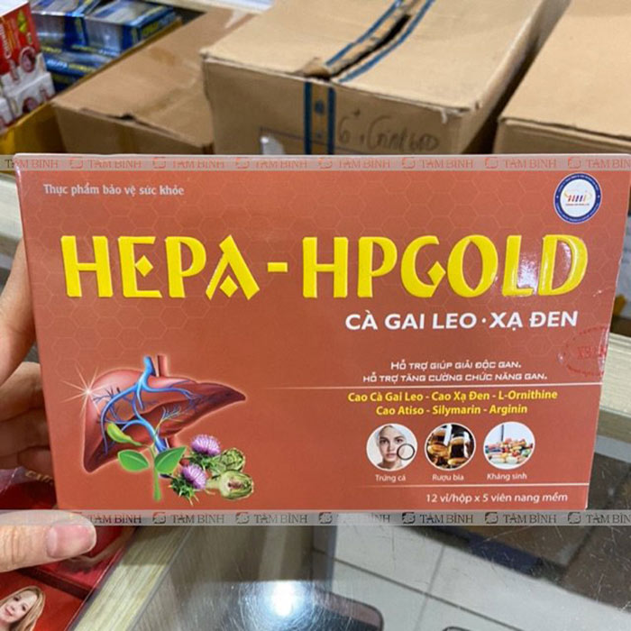 Viên uống Cà gai leo Xạ đen HEPA - HP GOLD