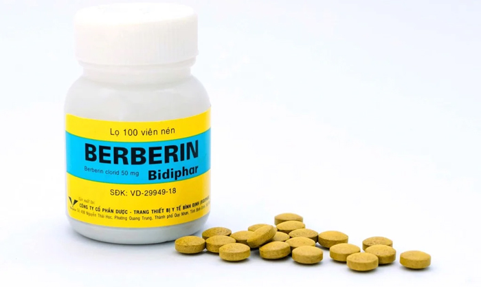 thuốc trị tiêu chảy berberin