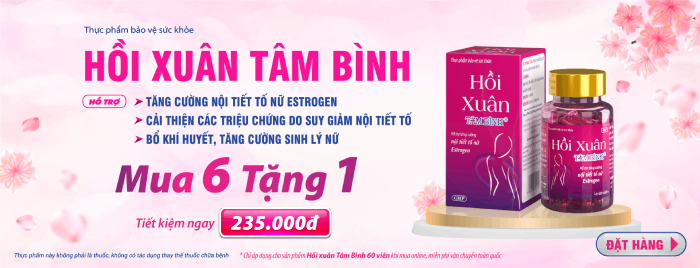 ưu đãi mua online hồi xuân tâm bình