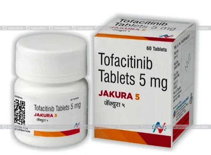 Tofacitinib is a drug used to treat rheumatoid arthritis