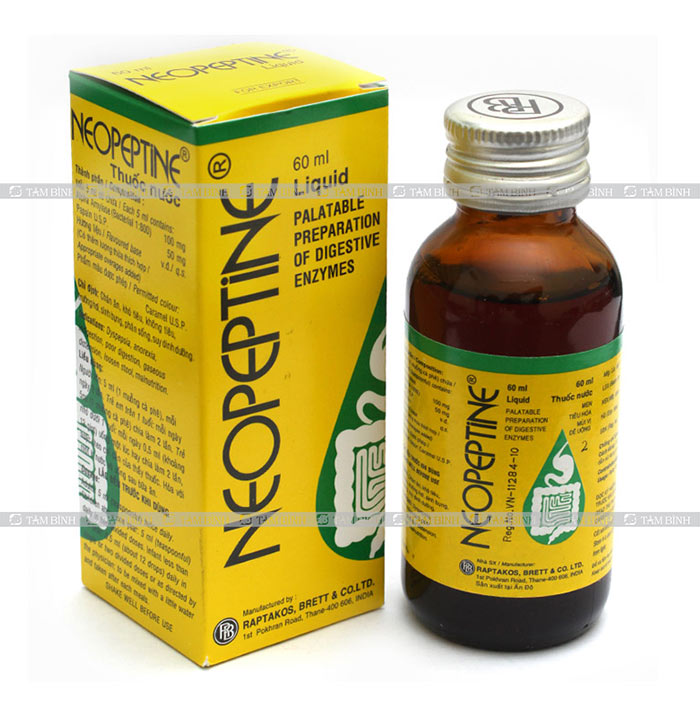 Men tiêu hóa tiêu hóa Neopeptine