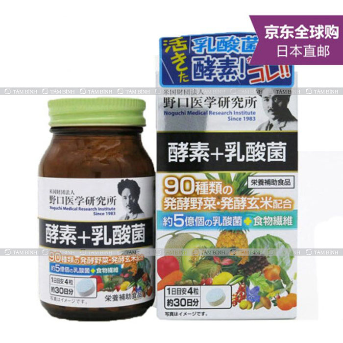 Viên uống Enzyme và Lactic Bacteria Noguchi Meiji cho viêm đại tràng