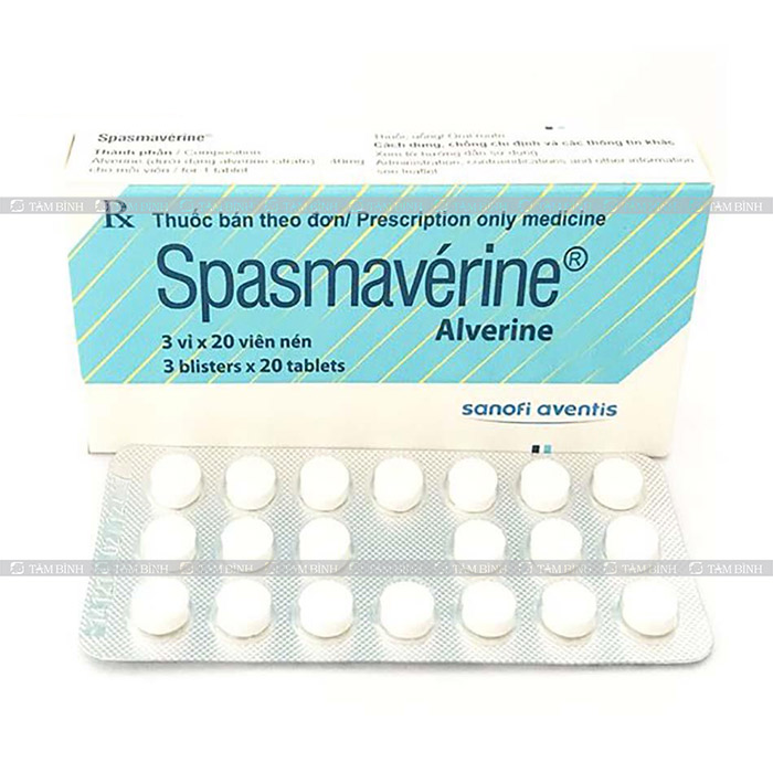 Thuốc Spasmaverine chữa viêm đại tràng co thắt