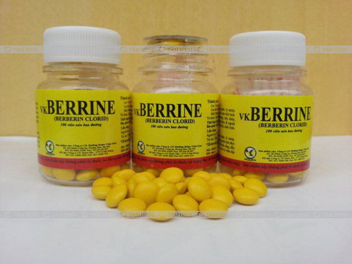 Thuốc chữa rối loạn tiêu hóa Berberin