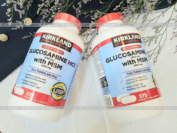 Viên uống Kirkland Glucosamine HCL cho người bị đau khớp gối