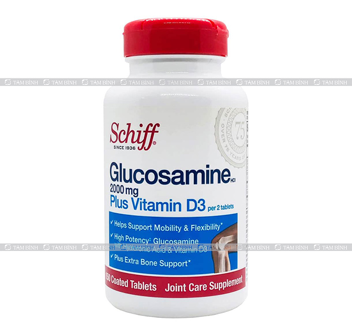 Thuốc hỗ trợ trị đau khớp gối của Mỹ Schiff Glucosamine