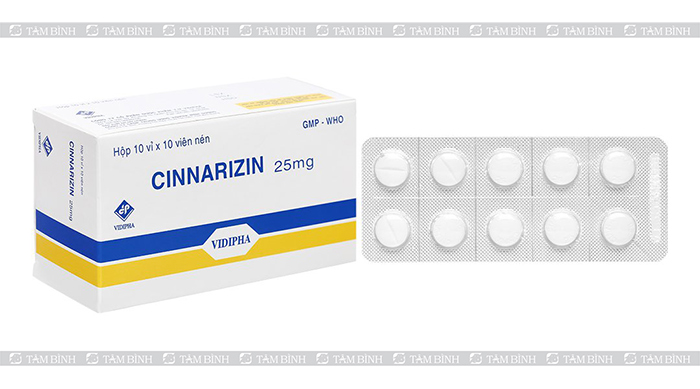 Thuốc Cinnarizin trị thiểu năng tuần hoàn não