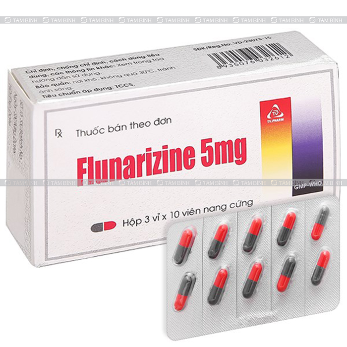 Flunarizine điều trị rối loạn tiền đình, đau nửa đầu