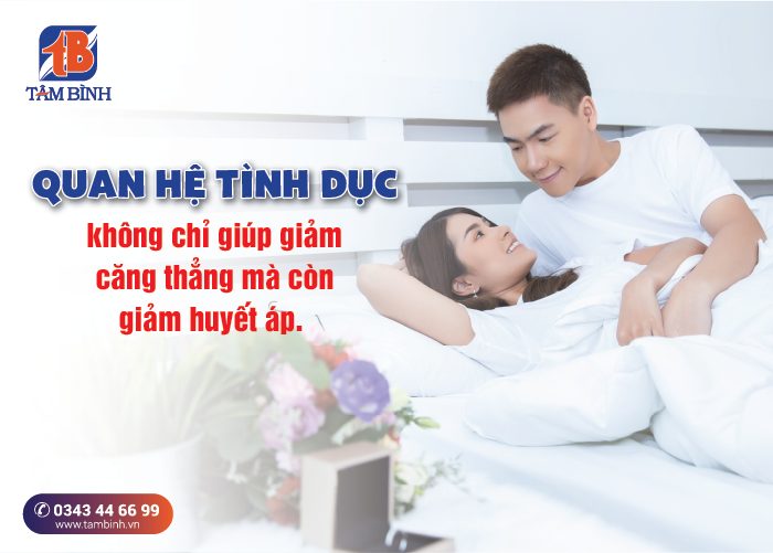 Quan hệ tình dục cũng là cách hay giúp bạn giảm bớt căng thẳng