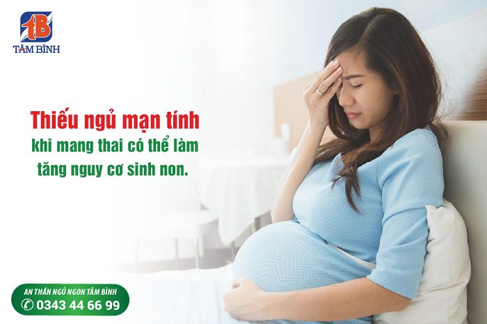 Mất ngủ mạn tính có thể tăng nguy cơ sinh non