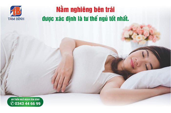 Tư thế nằm nghiêng trái là tư thế ngủ tốt