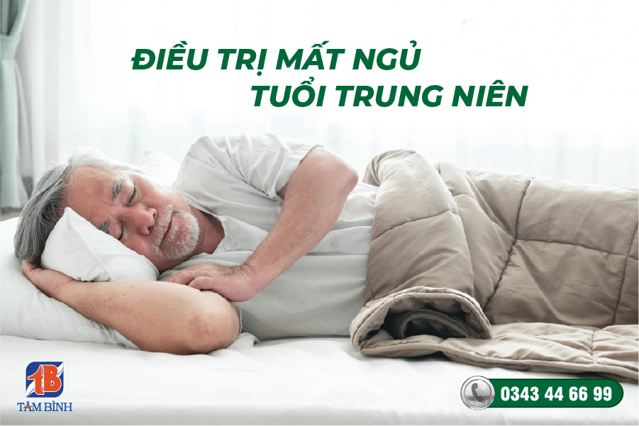 điều trị mất ngủ ở người trung niên