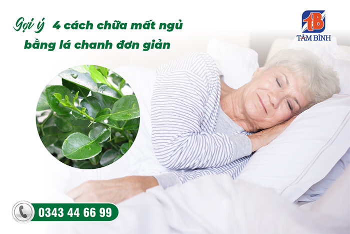 Tác dụng chữa mất ngủ của lá chanh