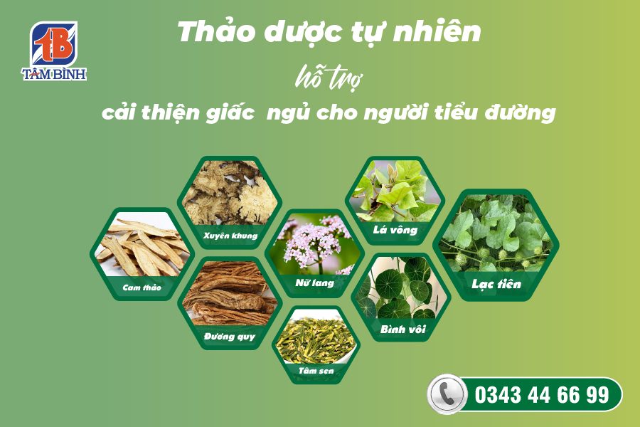 thảo dược chữa mất ngủ cho người tiểu đường