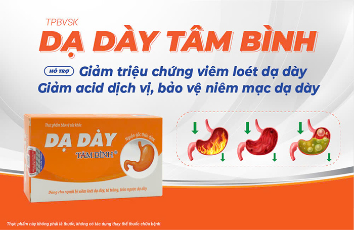 Công dụng của Dạ dày Tâm Bình